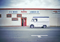 Milky Way Express fine art photograph by Frank Kayser showing working vehicle in a urban still life (Las Vegas – Metropolis Series)