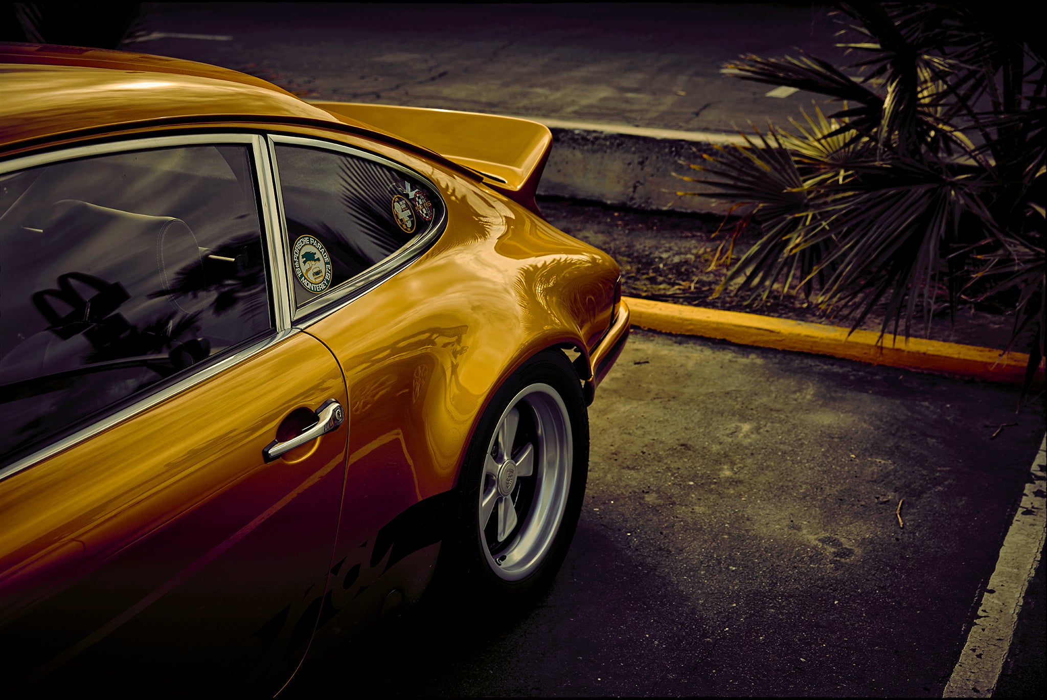 Goldrush fine art photograph by Frank Kayser showing working vehicle in a urban still life (The RBOOK Roadshow – Automotive Series. California)