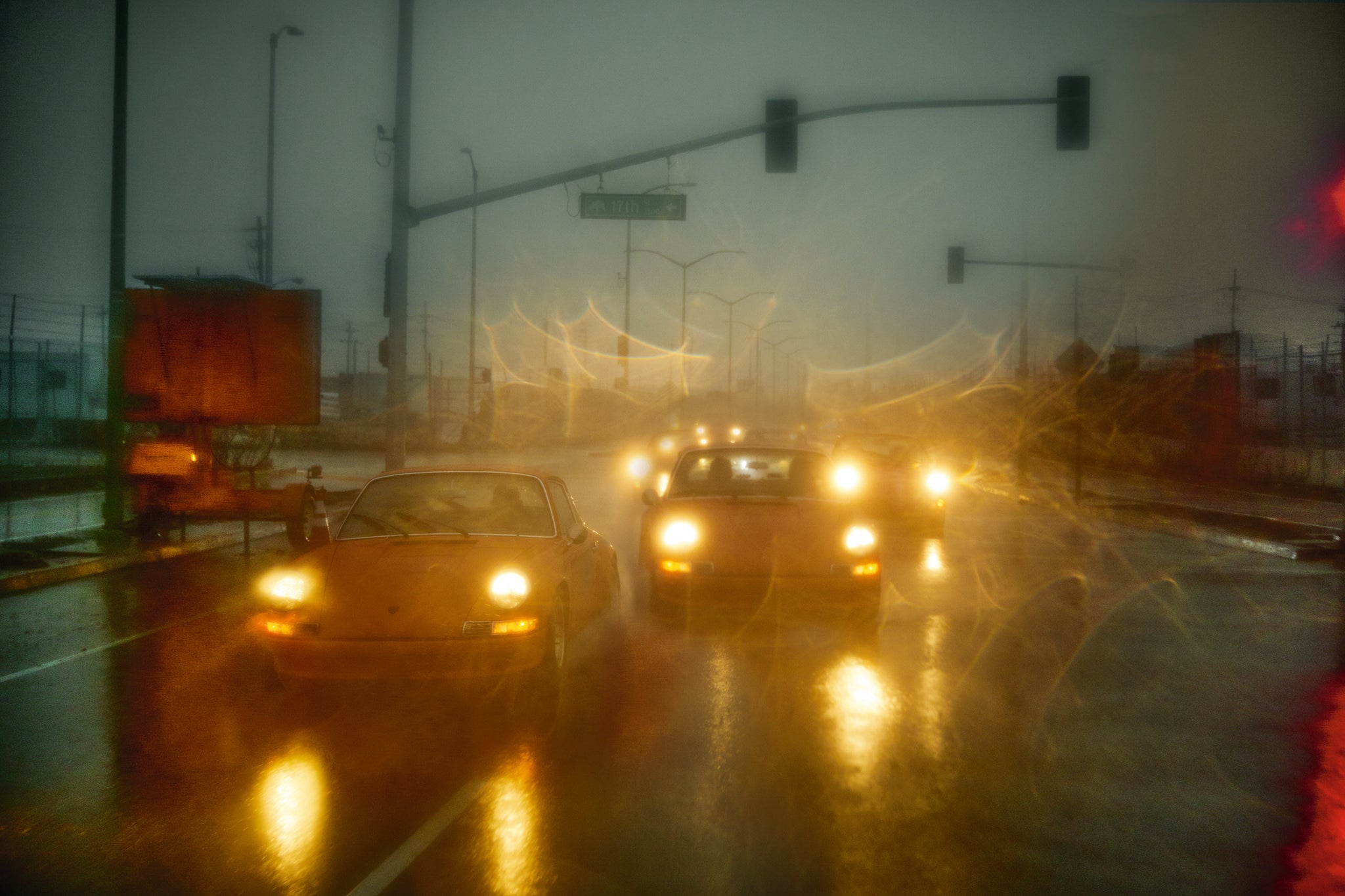 7 Wet Bastards fine art photograph by Frank Kayser showing working vehicle in a urban still life (California – Industrial District)