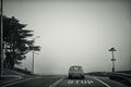 EARLY MORNING 67’ fine art photograph by Frank Kayser showing a Porsche 911 SWB in an early San Francisco morning