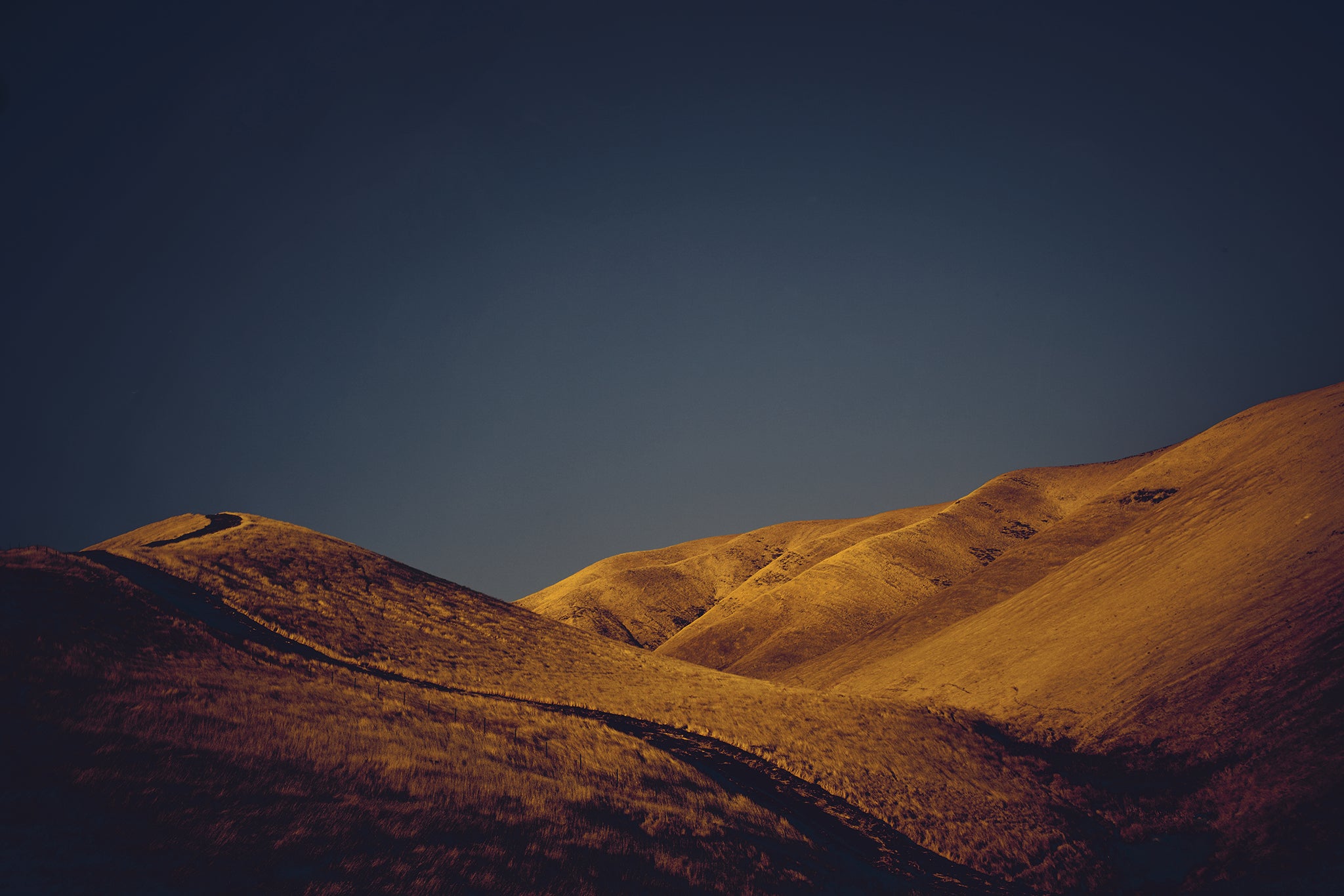 Golden Hills fine art photograph by Frank Kayser (California Dry Coast Range)
