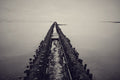 A Structure fine art photograph by Frank Kayser showing coastal horizon in a minimal seascape (North Sea / Wadden Sea)