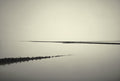 Nebellinie Zwei fine art photograph by Frank Kayser showing coastal horizon in a minimal seascape (Nordic Coastline – Nordic Series)